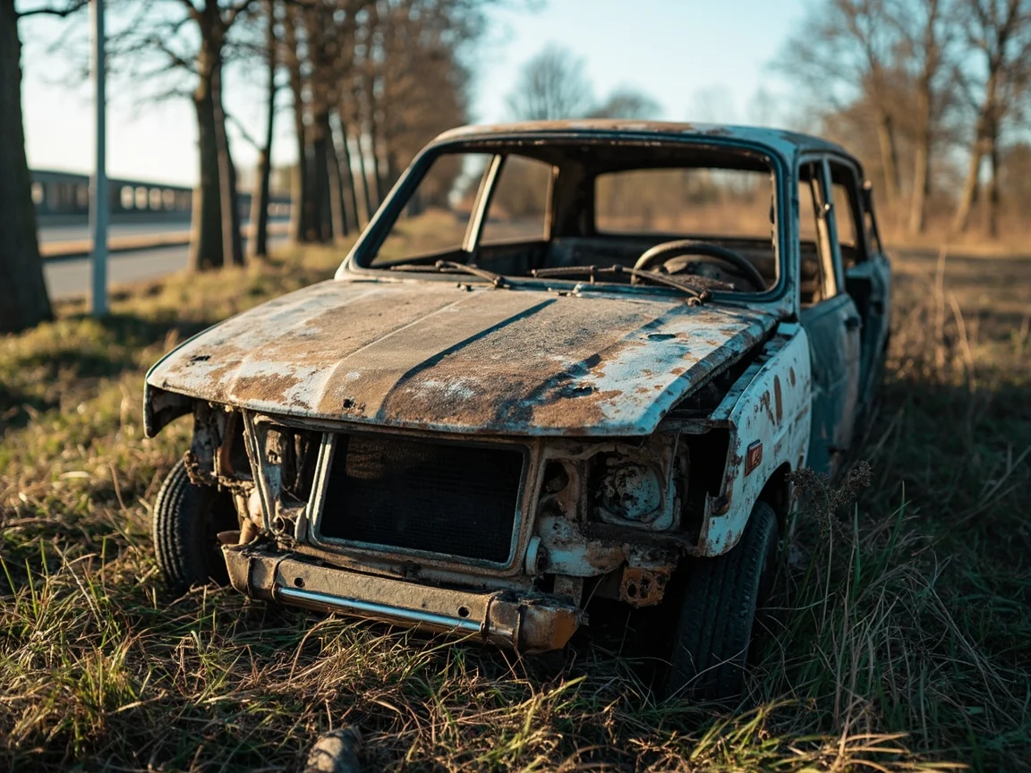 Epave voiture &middot; image &agrave; la une