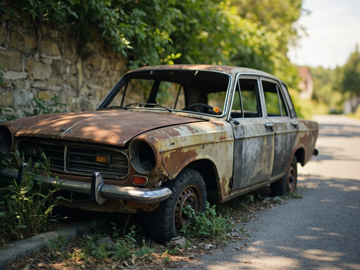 Epave voiture &middot; image &agrave; la une