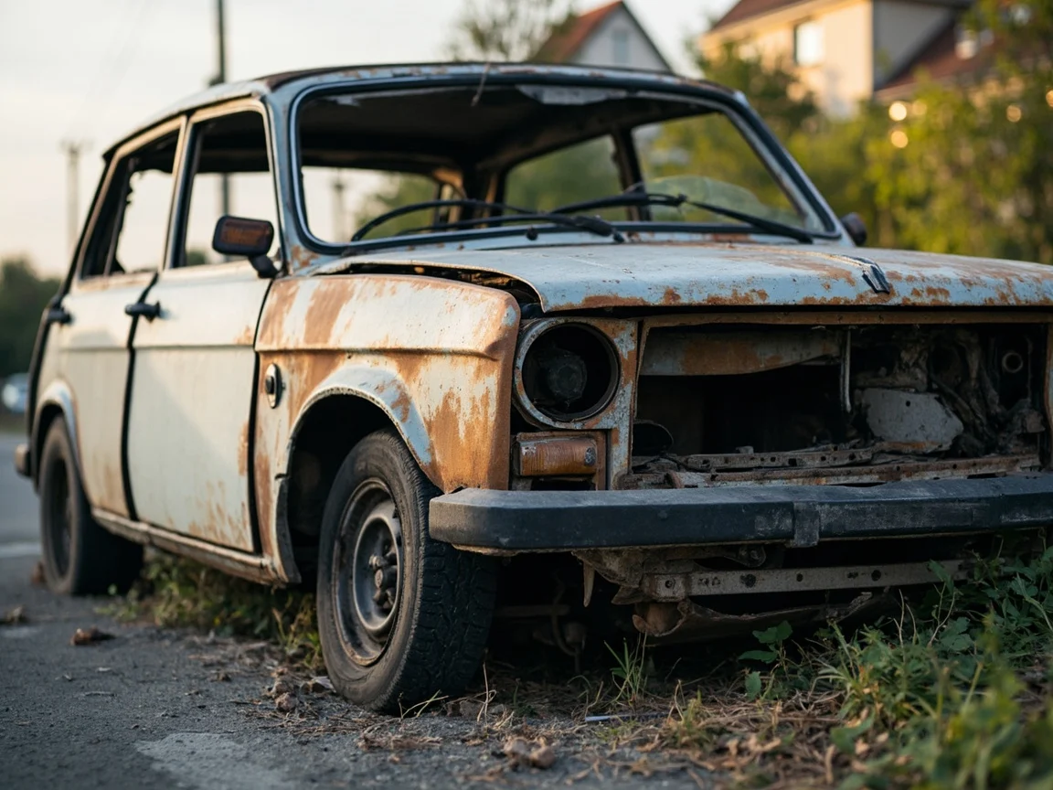 Epave voiture &middot; image &agrave; la une