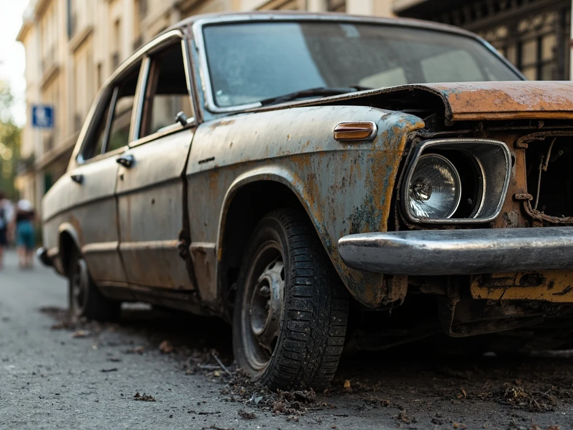 Epave voiture &middot; image &agrave; la une