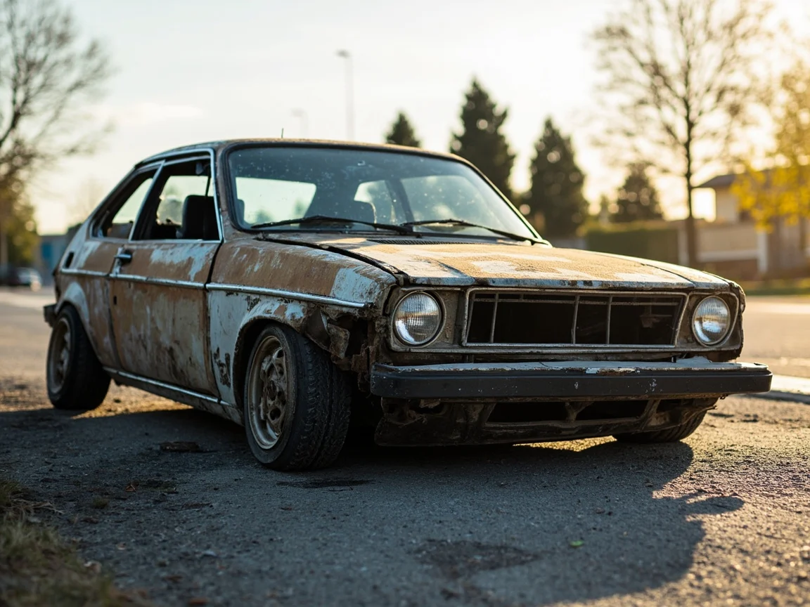 Epave voiture &middot; image &agrave; la une
