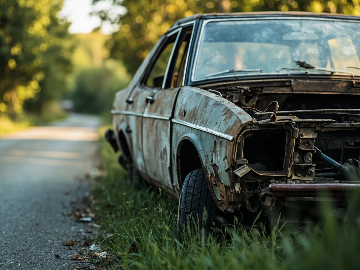 Epave voiture &middot; image &agrave; la une