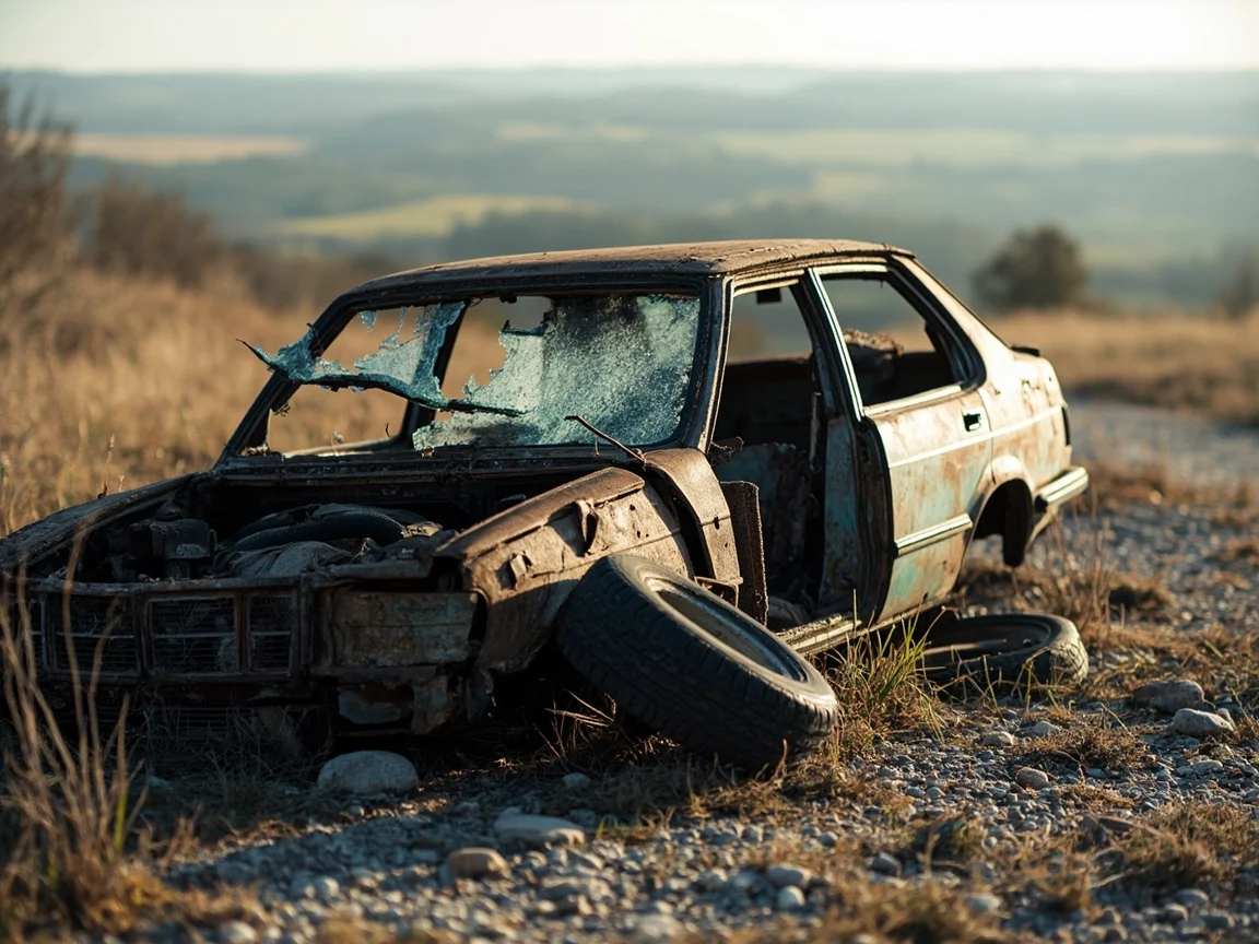 Epave voiture &middot; image &agrave; la une