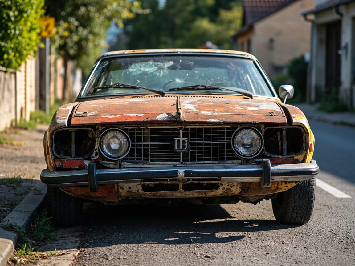 Epave voiture &middot; image &agrave; la une