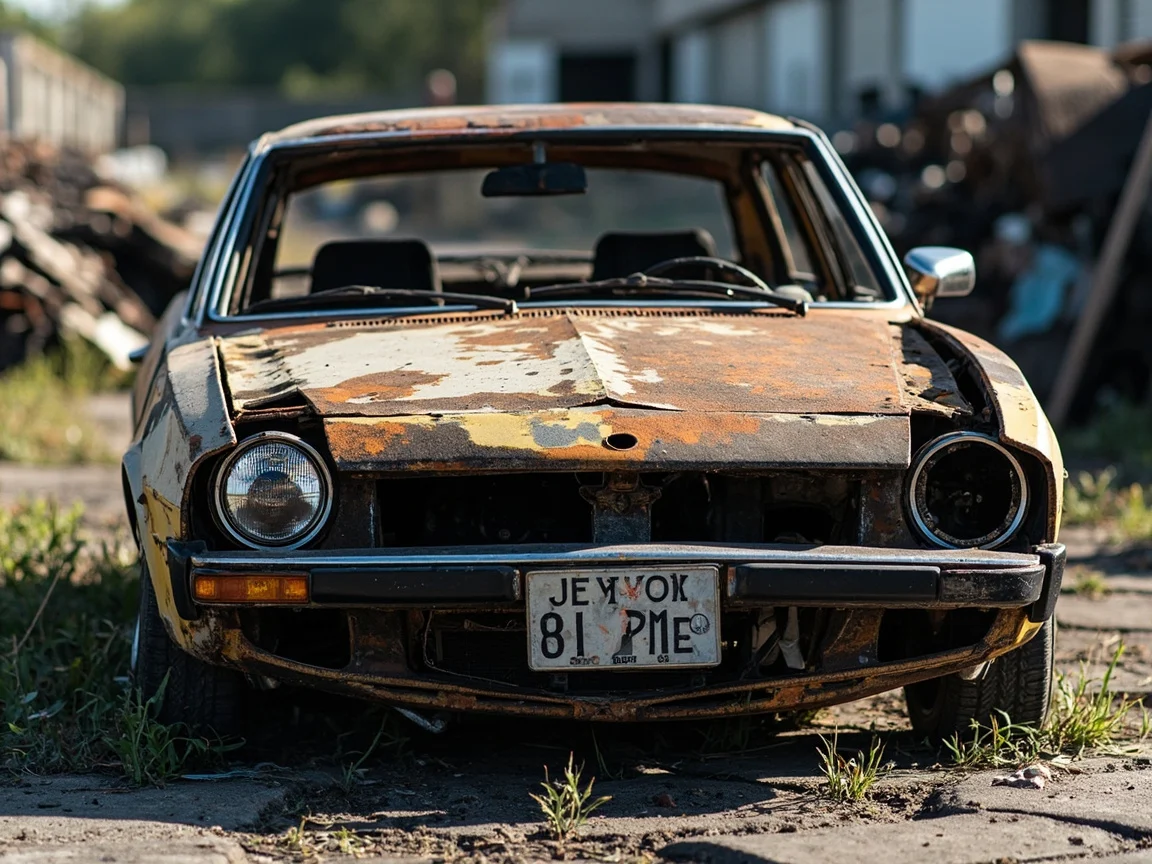 Epave voiture &middot; image &agrave; la une