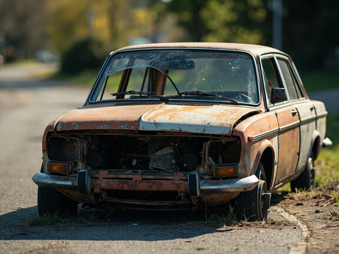 Epave voiture &middot; image &agrave; la une