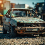 , , , ,  - Destruction voiture, Mesnil-Saint-Denis (78322)