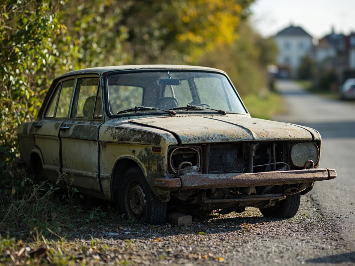 Epave voiture &middot; image &agrave; la une