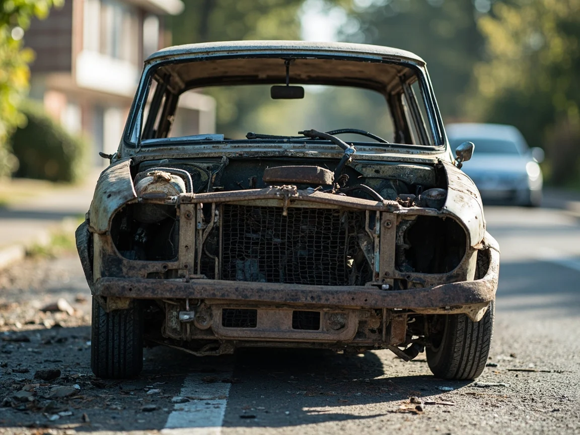 Epave voiture &middot; image &agrave; la une