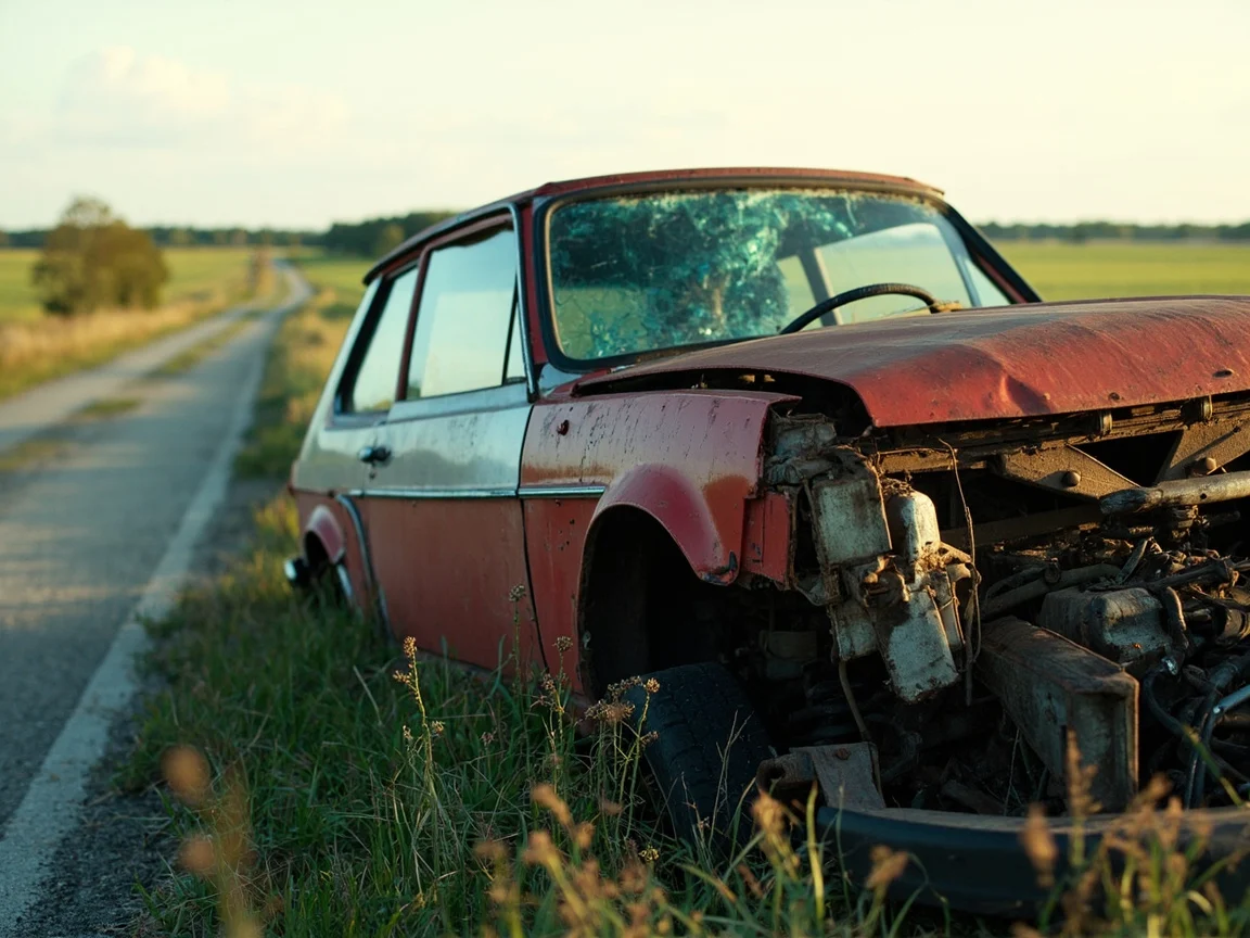 Epave voiture &middot; image &agrave; la une