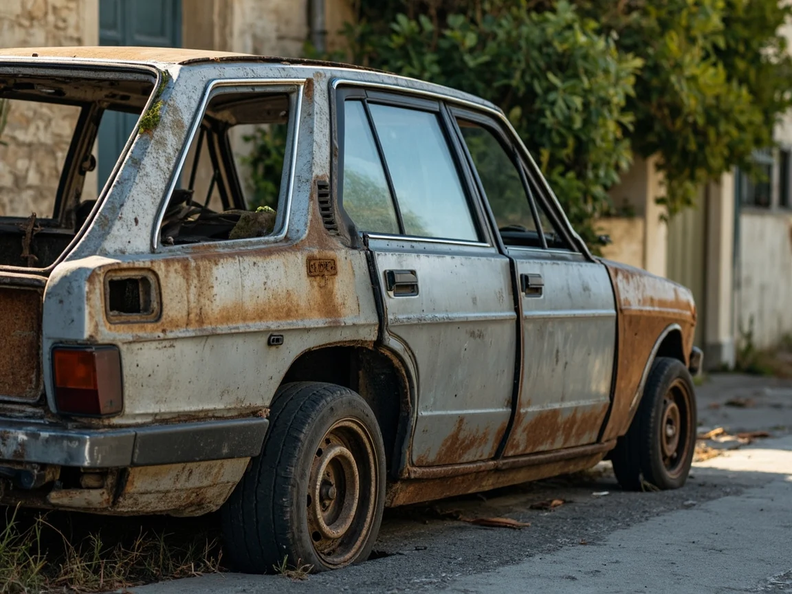 Epave voiture &middot; image &agrave; la une
