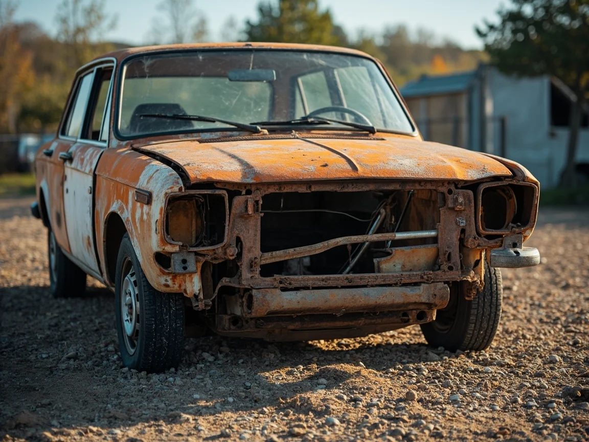 Epave voiture &middot; image &agrave; la une