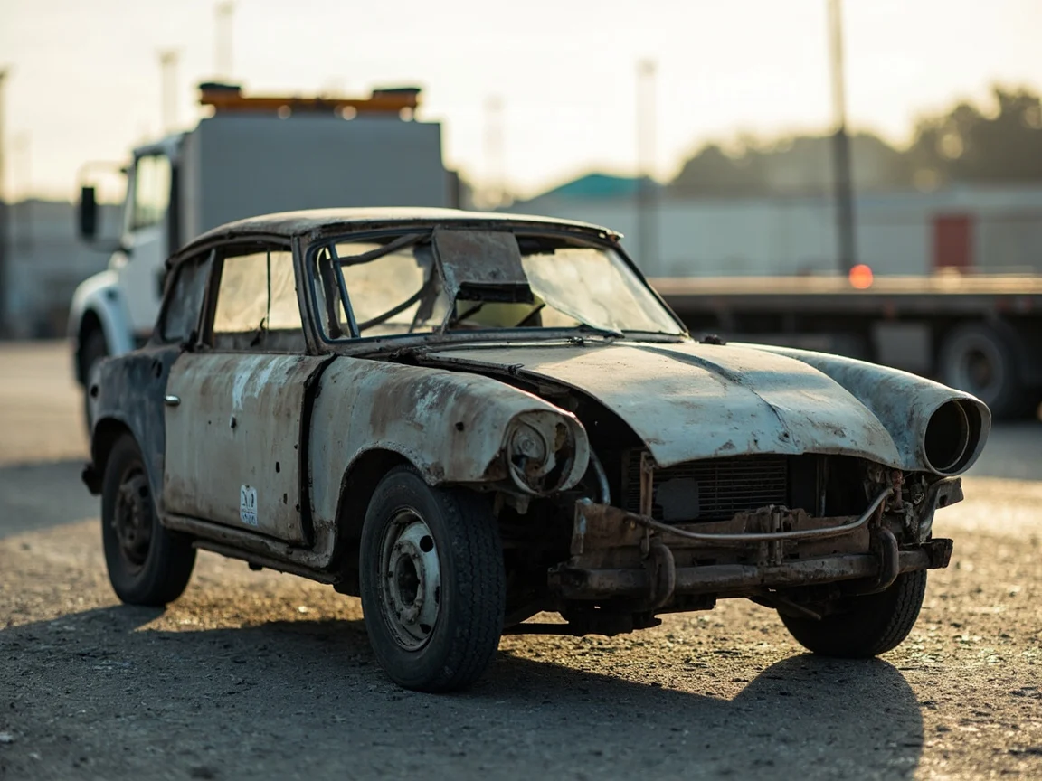 Epave voiture &middot; image &agrave; la une