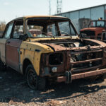 , , , ,  - Destruction voiture - Champagne-Sur-Seine (77430, Seine-et-Marne)