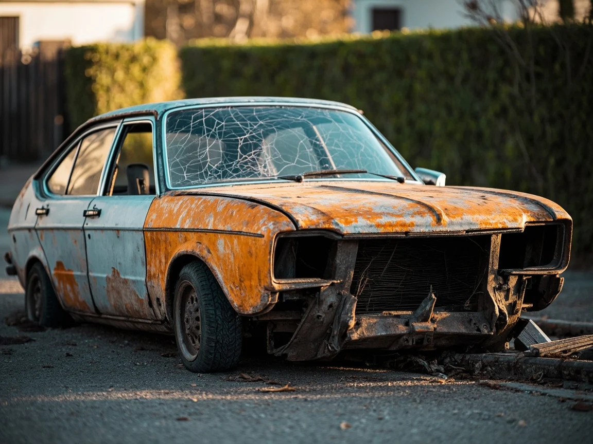 Epave voiture &middot; image &agrave; la une