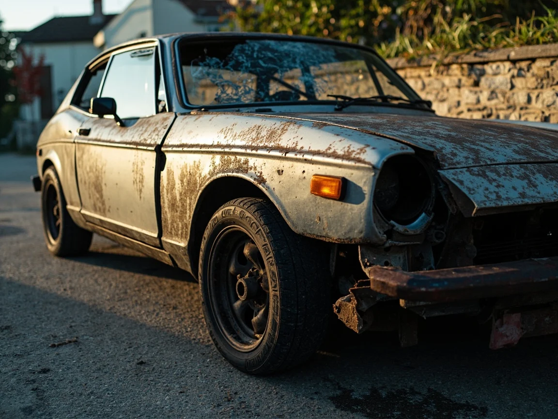 Epave voiture &middot; image &agrave; la une