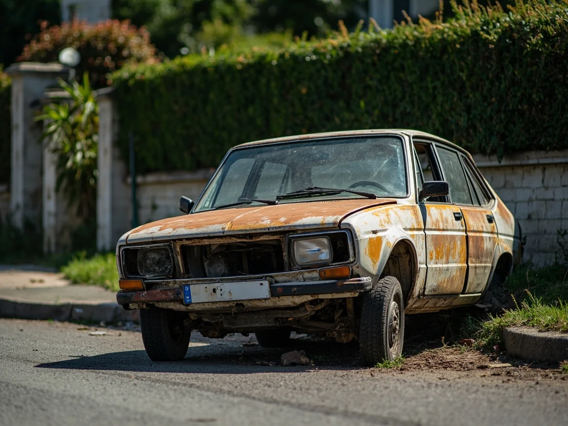 Epave voiture &middot; image &agrave; la une