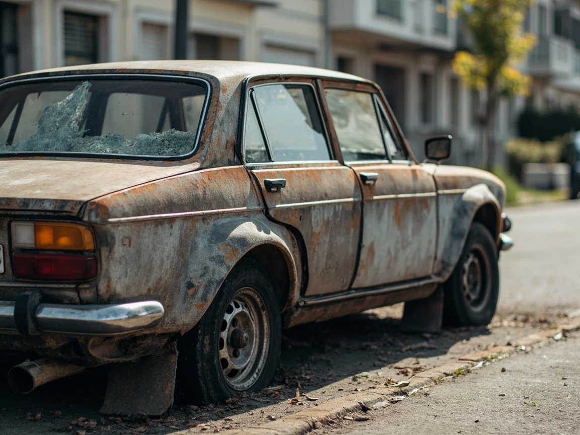 Epave voiture &middot; image &agrave; la une