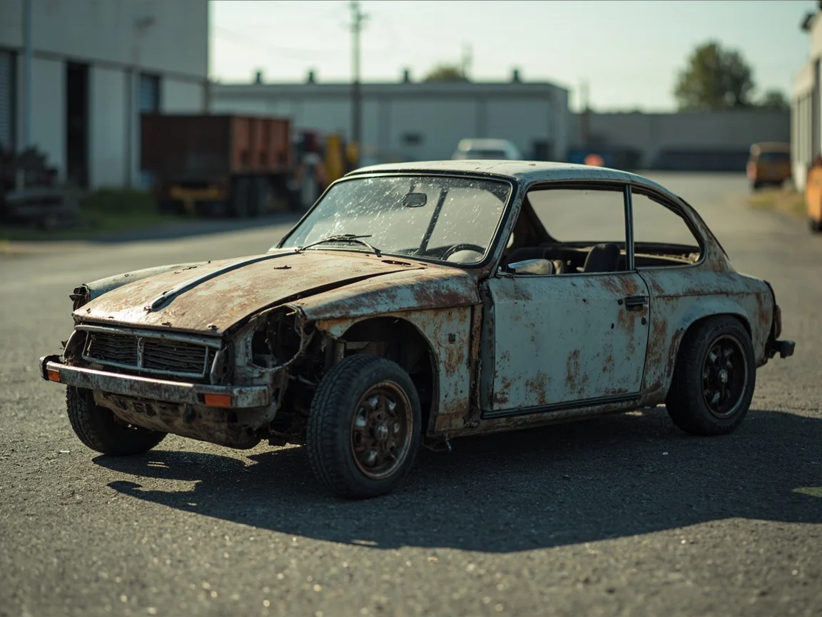 Epave voiture &middot; image &agrave; la une