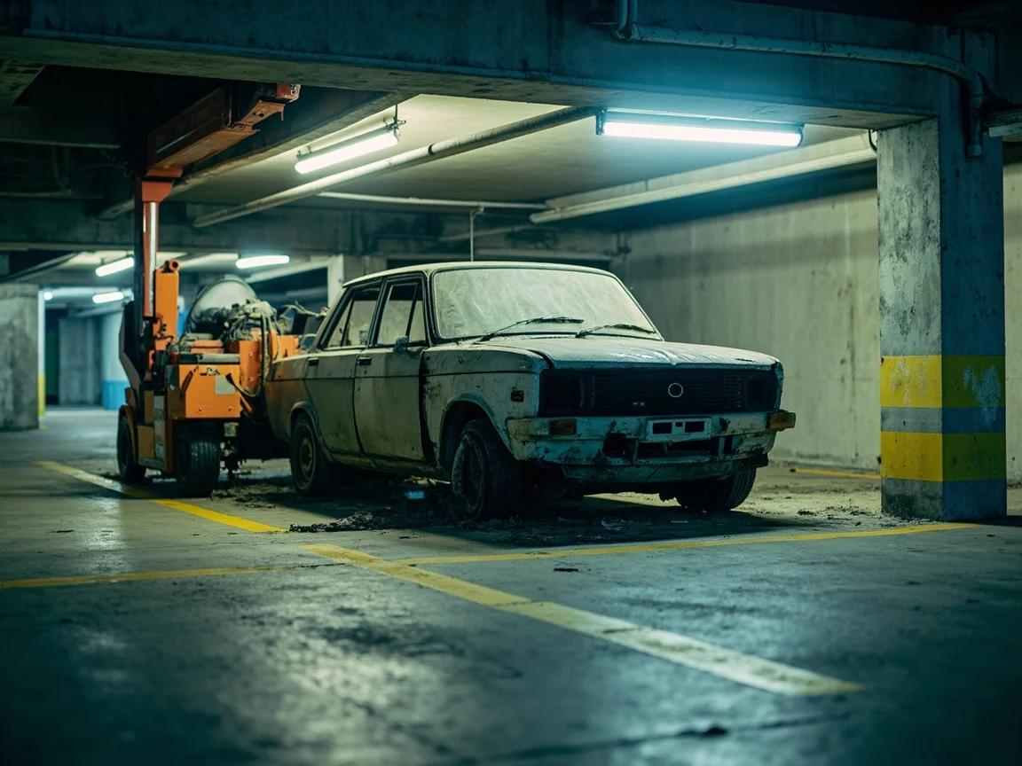 Enl&egrave;vement &eacute;pave sous-sol / parking &middot; image &agrave; la une