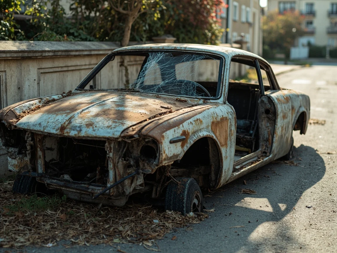 Epave voiture &middot; image &agrave; la une