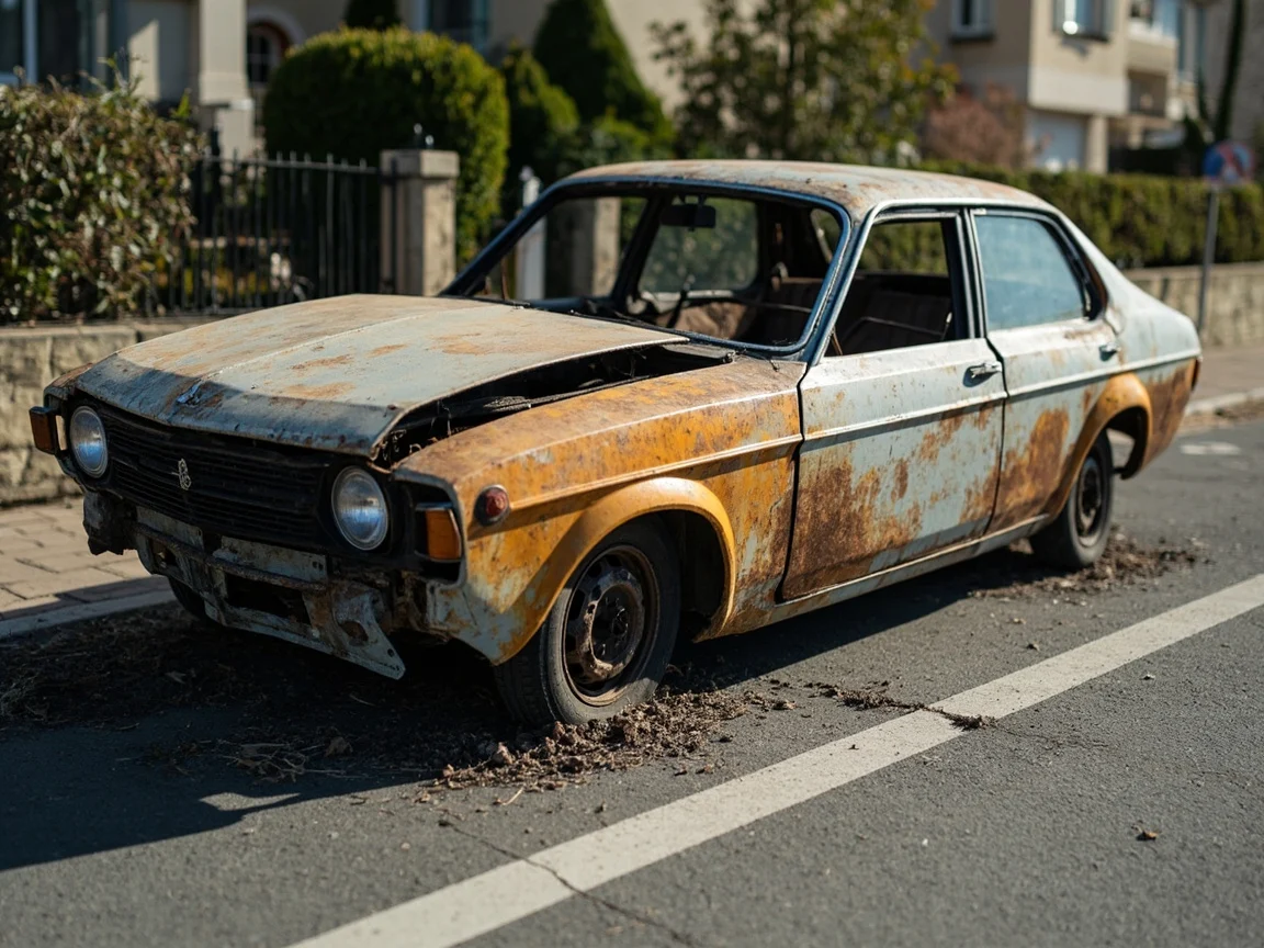 Epave voiture &middot; image &agrave; la une