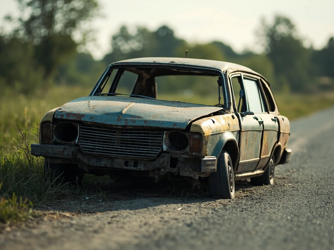 Epave voiture &middot; image &agrave; la une