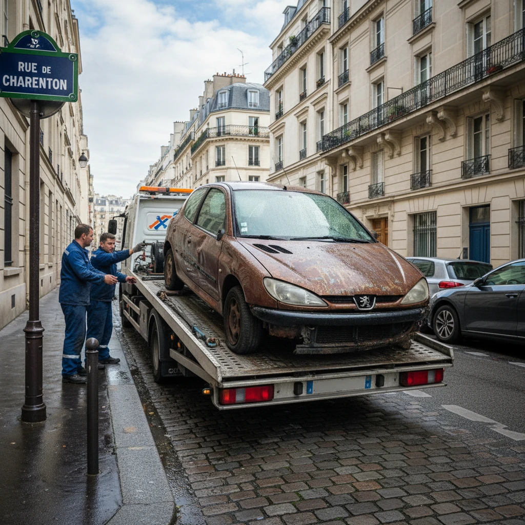 &Eacute;paviste Gratuit Paris 12, Enl&egrave;vement v&eacute;hicule hors d'usage, Casse automobile Paris, Enlever une voiture gratuitement dans le 12&egrave;me, Destruction de v&eacute;hicule VHU