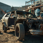 , , , ,  - Destruction voiture - 78 - Jouy-En-Josas - 78354