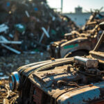 , , , ,  - Destruction voiture, Bonneuil-En-France - 95500