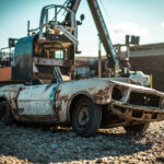 , , , ,  - Destruction voiture Salins - 77148 (Seine-et-Marne)